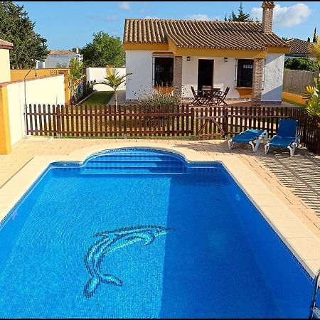 Chalet Con Piscina Privada Conil De La Frontera Exteriör bild