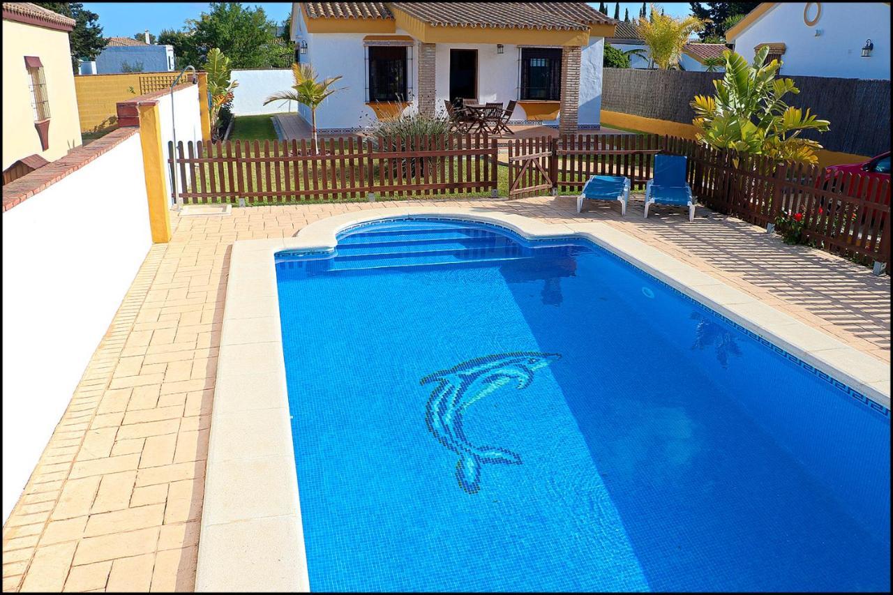 Chalet Con Piscina Privada Conil De La Frontera Exteriör bild