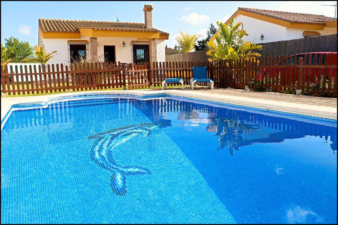 Chalet Con Piscina Privada Conil De La Frontera Exteriör bild