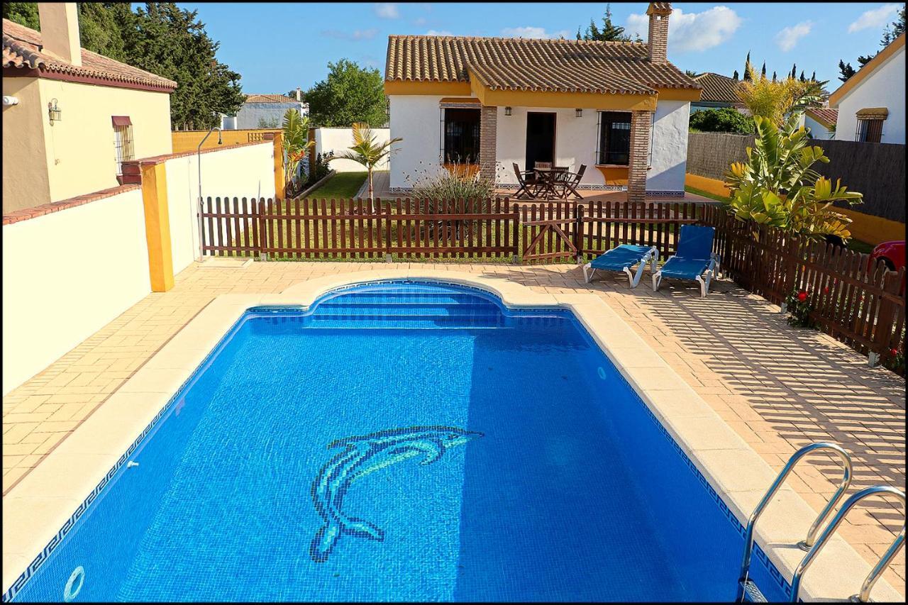 Chalet Con Piscina Privada Conil De La Frontera Exteriör bild